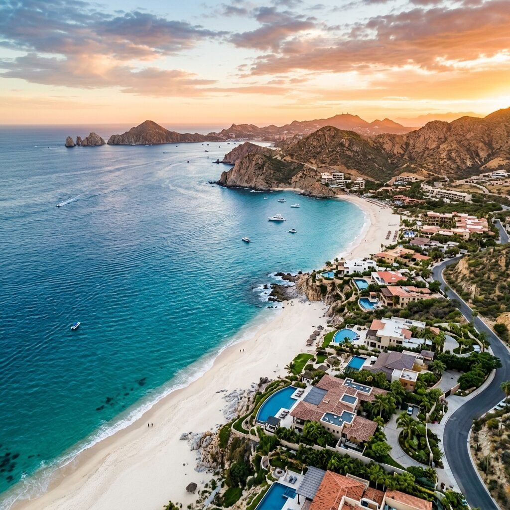 Luxury coastal real estate Mexico beachfront villas Sea of Cortez