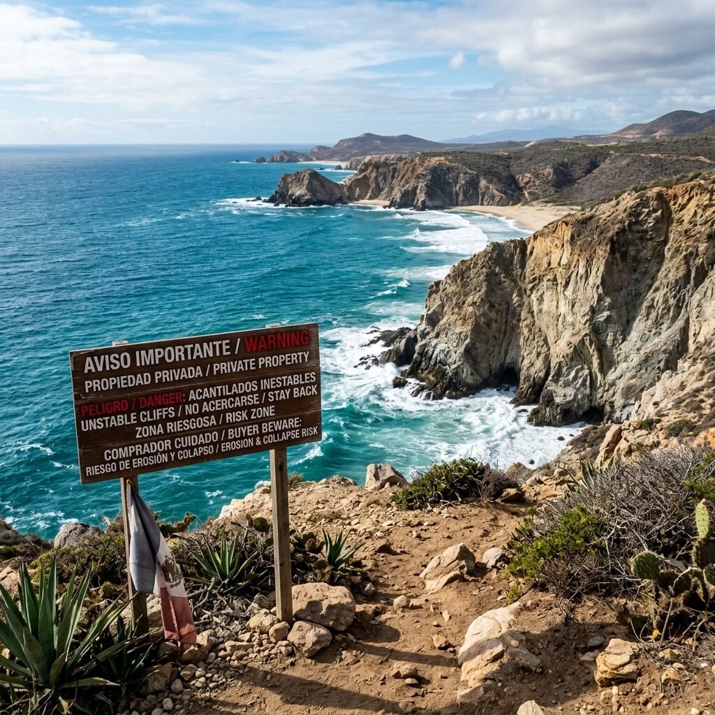 Coastal land in Baja California Mexico with ocean view - important to check ejido status before buying as a foreigner